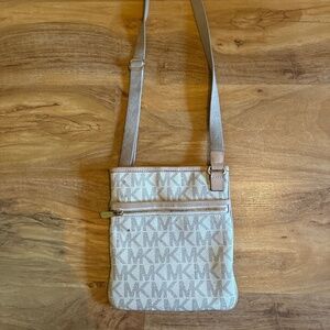 Michael Kors Beige Crossbody Bag